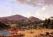 Frederic Edwin Church Otter Creek, Mount Desert USA oil painting artist